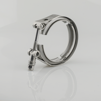 304 Stainless Steel 1.5~6 Inch 51 63 76 mm Standard V Band Clamp  Turbo Exhaust Pipe Vband Clamp V Clamp