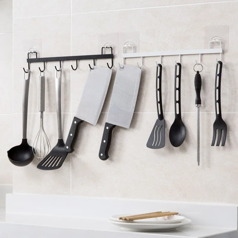 

Hooks Storage Shelf Wardrobe Cabinet Metal Under Shelves Mug Cup Hanger Bathroom Kitchen Organizer Hanging Rack Holder