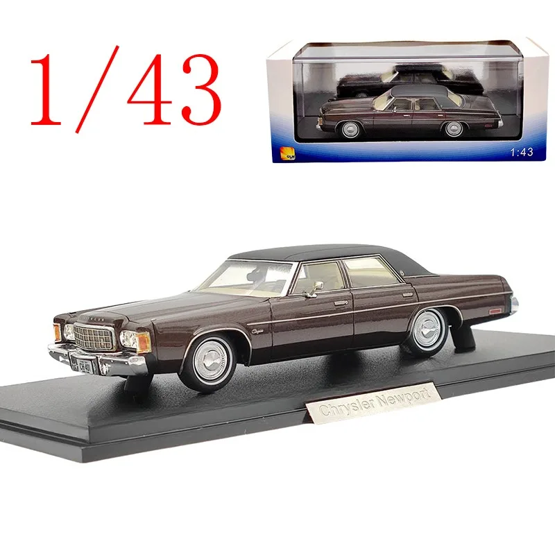 

GLM Diecast 1/43 Scale Chrysler Newport 1974 Resin Model Cars Collectible Play Vehicles Toy Car