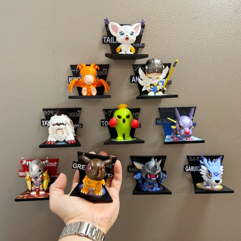 

Hot Sale Pop Mart Digimon Adventure Series Fridge Magnets Blind Box Guess Bag Mystery Box Toys Doll Anime Figure Ornaments Gifts