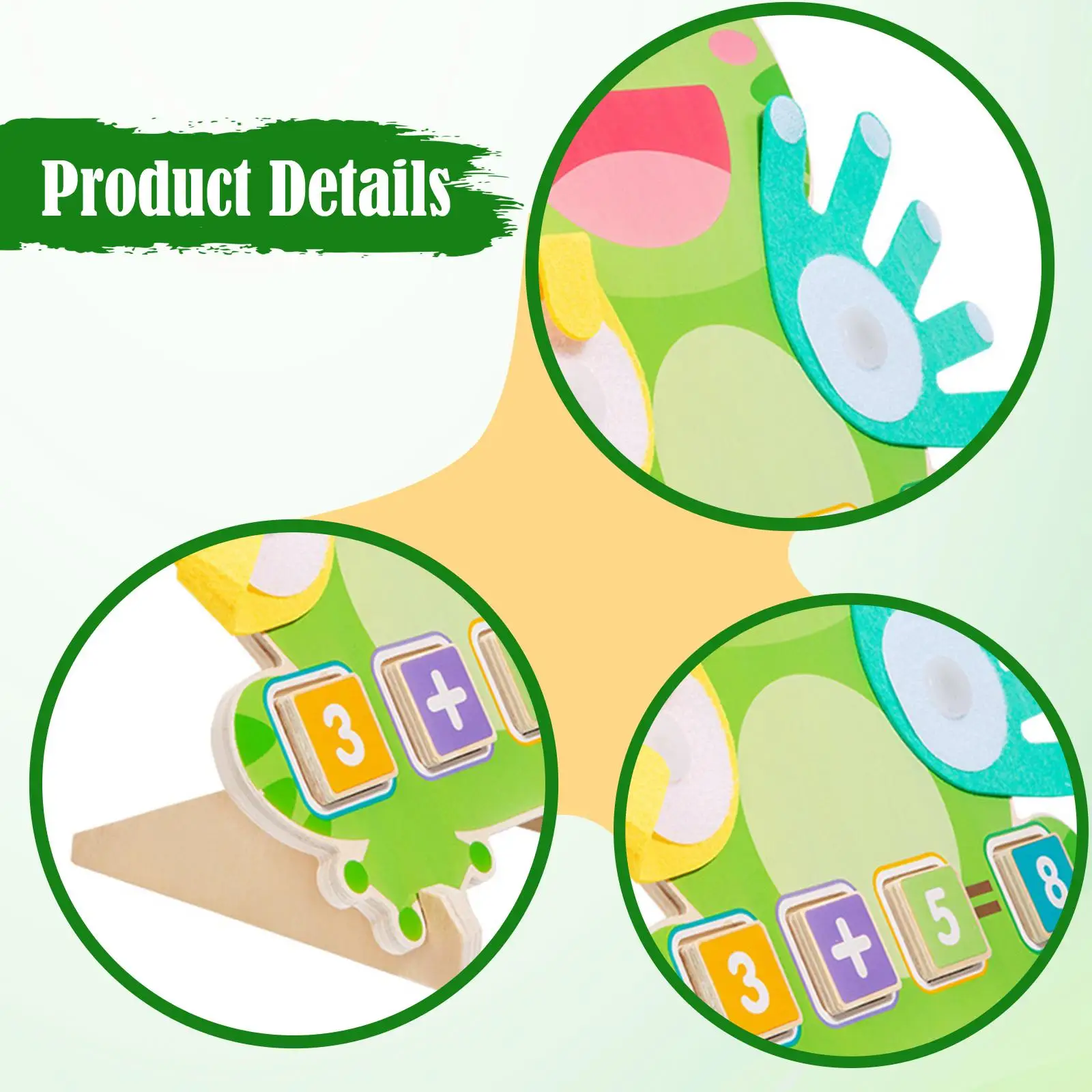 수학 계산 장난감 번호 손가락 계산 게임 장식 휴대용 장식품