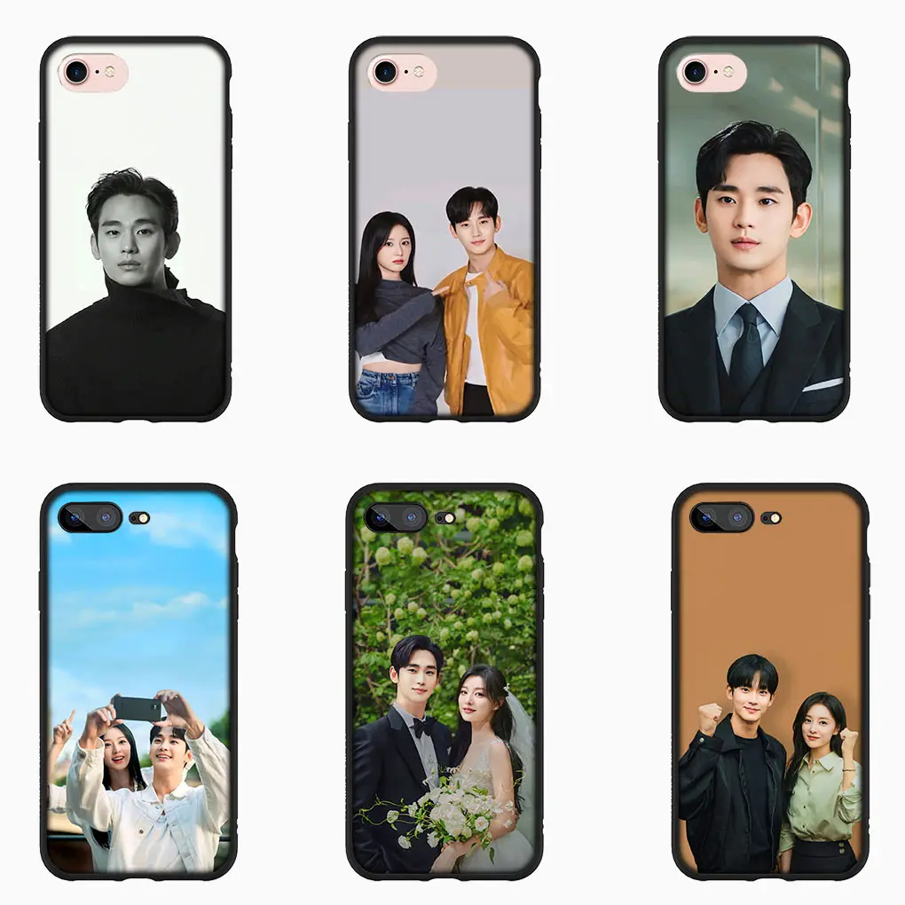 Kim Ji Won Queen Of Tears Soo Hyun Cover Phone Case for Apple iPhone 15 14 13 12 Mini 11 Pro X XR XS Max 7 8 Plus + 15+ Casing