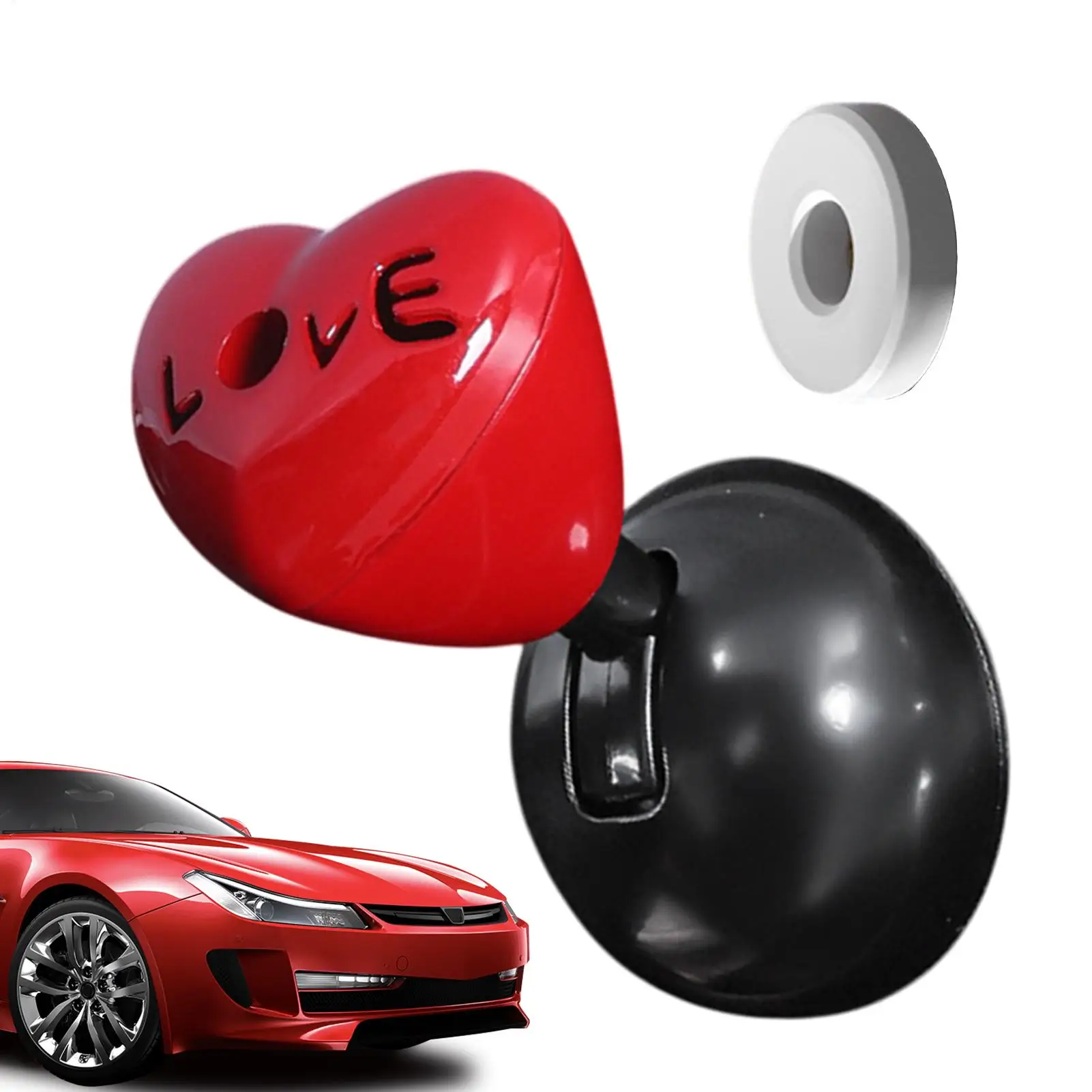 

Button Start Rocker Engine Start Button Cover Heart-shaped Conversion Accessories Part Ignition For Easy Access Interiors