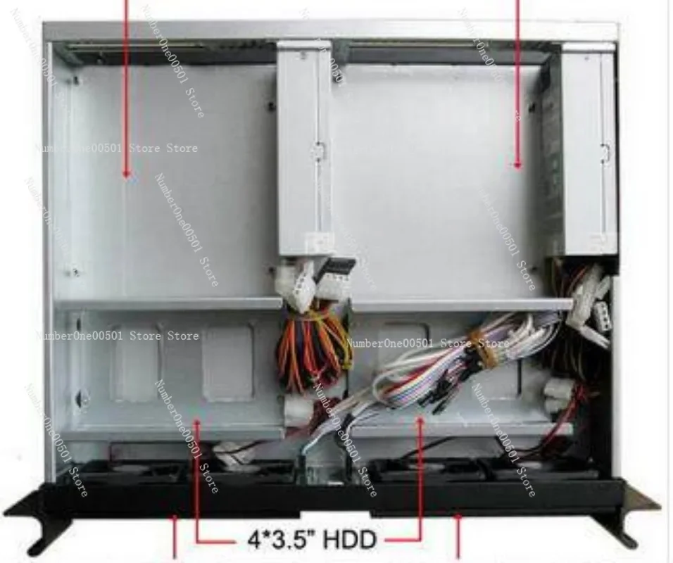 2U Twin Node Server Chassis Dual ITX Motherboard Dual System Rackmount
