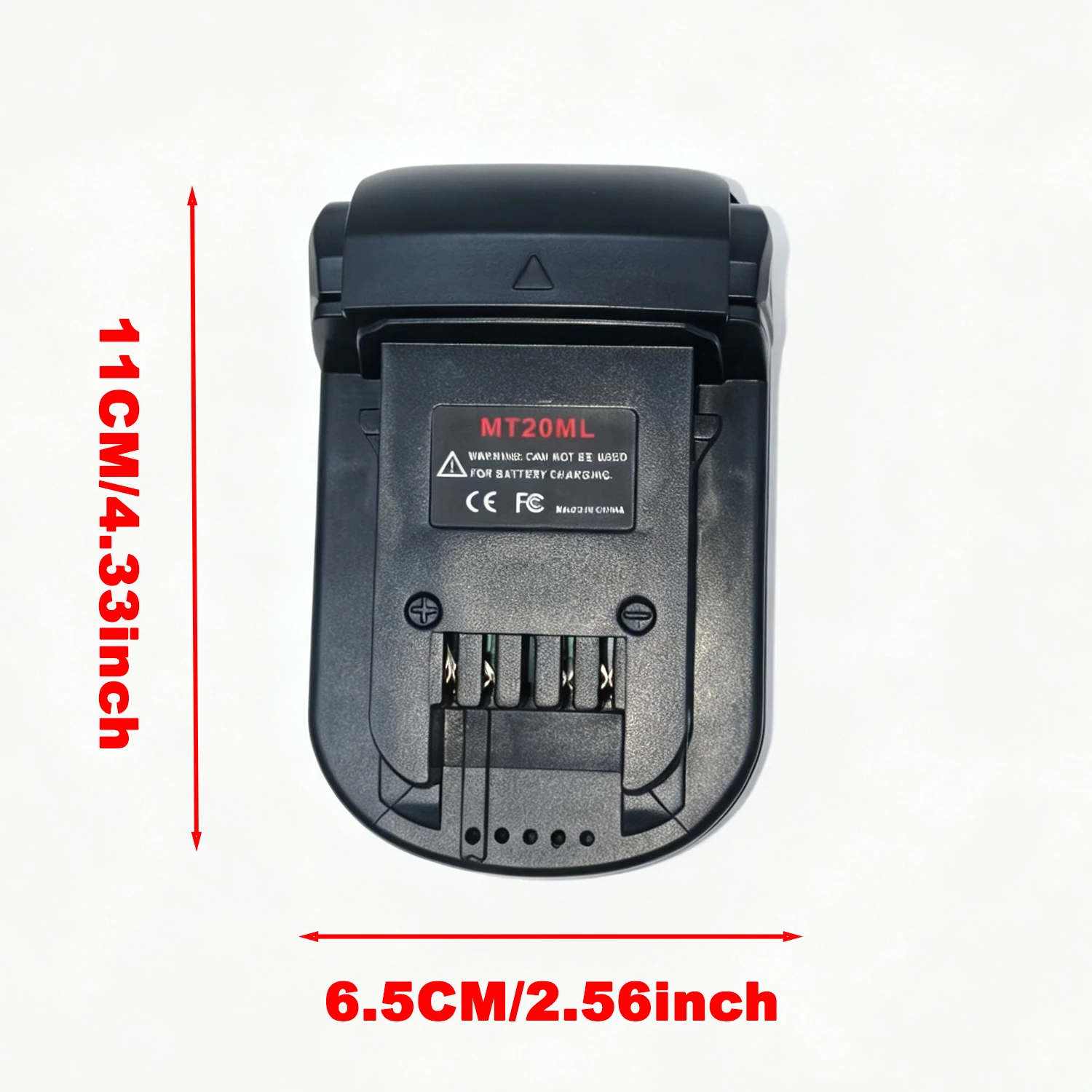 MT20ML Battery Adapter compatible with for Makita 18 V Li-ion Battery Convert To for Milwaukee 18 V Lithium Battery