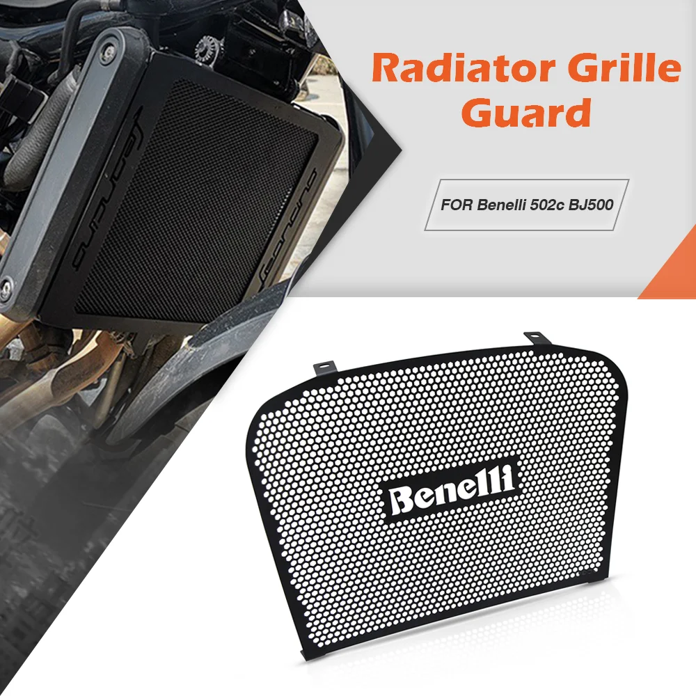 

FOR Benelli 502c BJ500 BJ 500 2018 2019 2020 2021 2022 2023 Motorcycle Aluminum Accessories Radiator Guard Protector Grill Cover