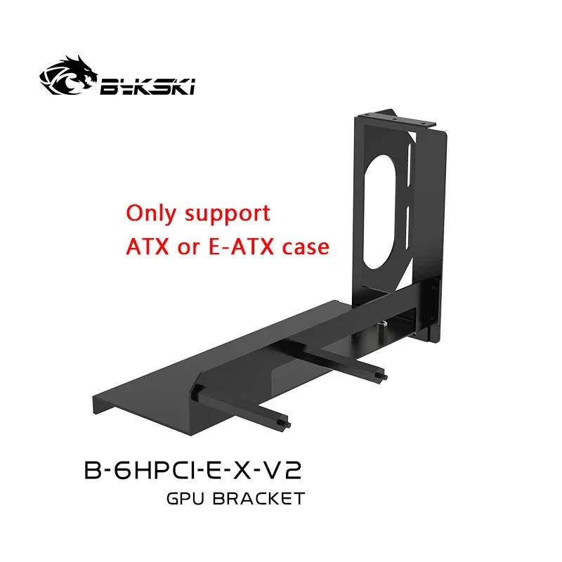 Imagem -03 - Bykski-pci Express Connector para pc Gpu Cards Invertendo o Suporte Riser Triplo Slots Card Cabo Flexível Montagem Vertical Pci-e 25 Centímetros