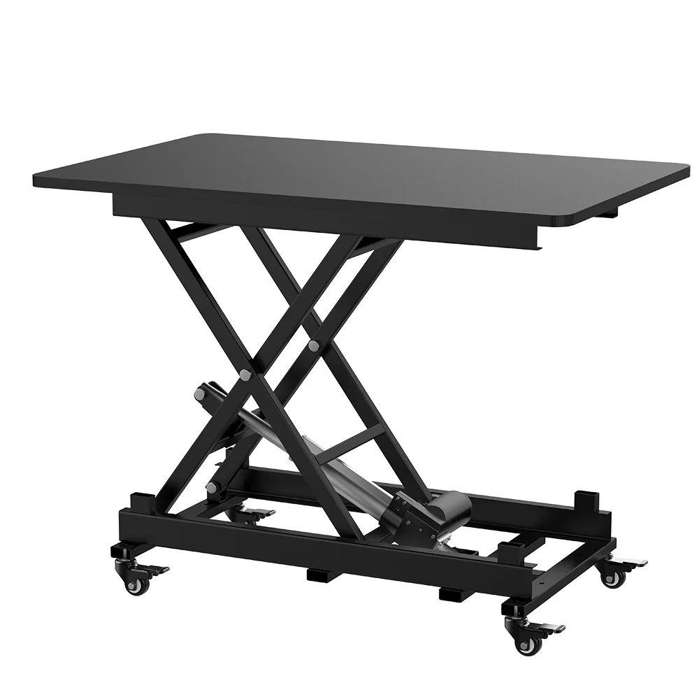 Smooth Electric Scissor Lift Table Mechanism Frame Powered Height Adjustable Desk Base for Modern Executive Furniture
