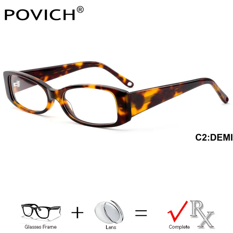 

2026 Handmade Square Glasses Acetate Prescription Myopia Lenses Optical Eyewear Customiz Anti Blue Light Men Women Eyeglasses