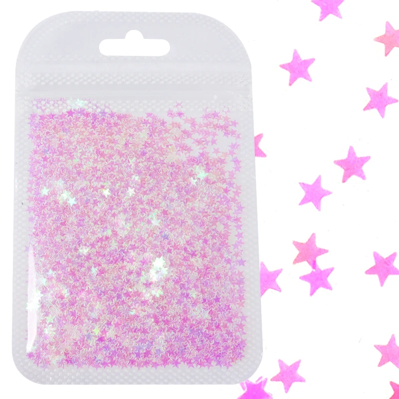 Holographic Glitter Star Resin Sequins Laser Gold Silver Glitter Crafts For Epoxy Resin Filler Silicone Mold Filling Accessories