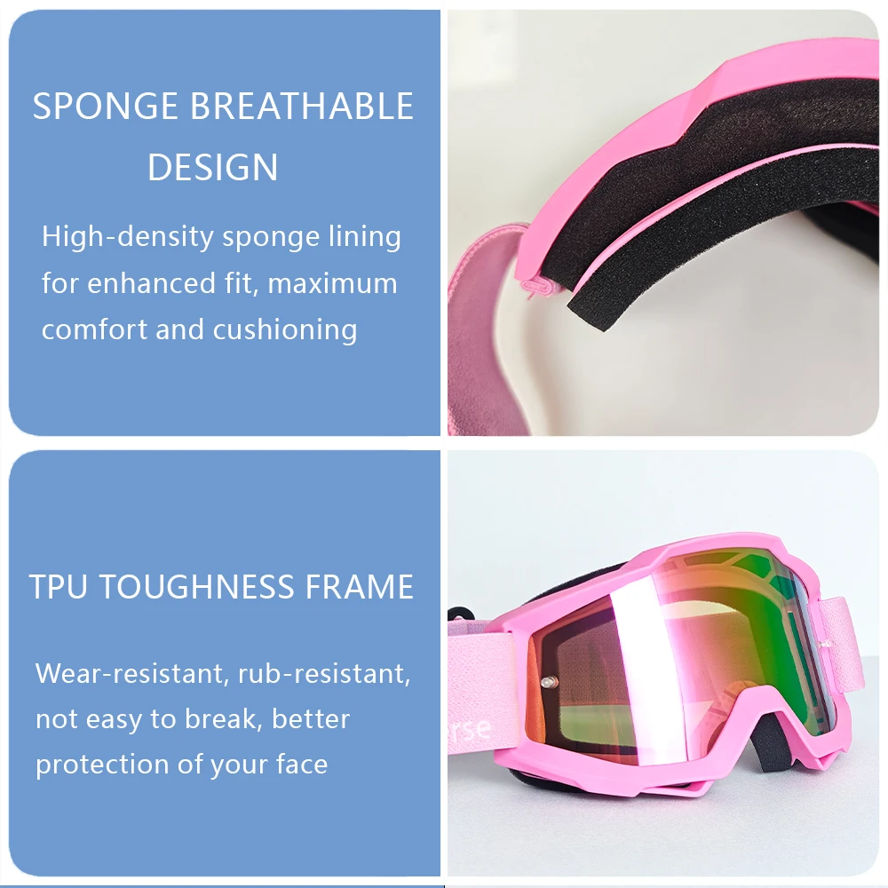 معدات الدراجات النارية للطرق الوعرة من FBFU، مقاومة للرياح والغبار، مناسبة للرجال والنساء في الرياضات الخارجية #4