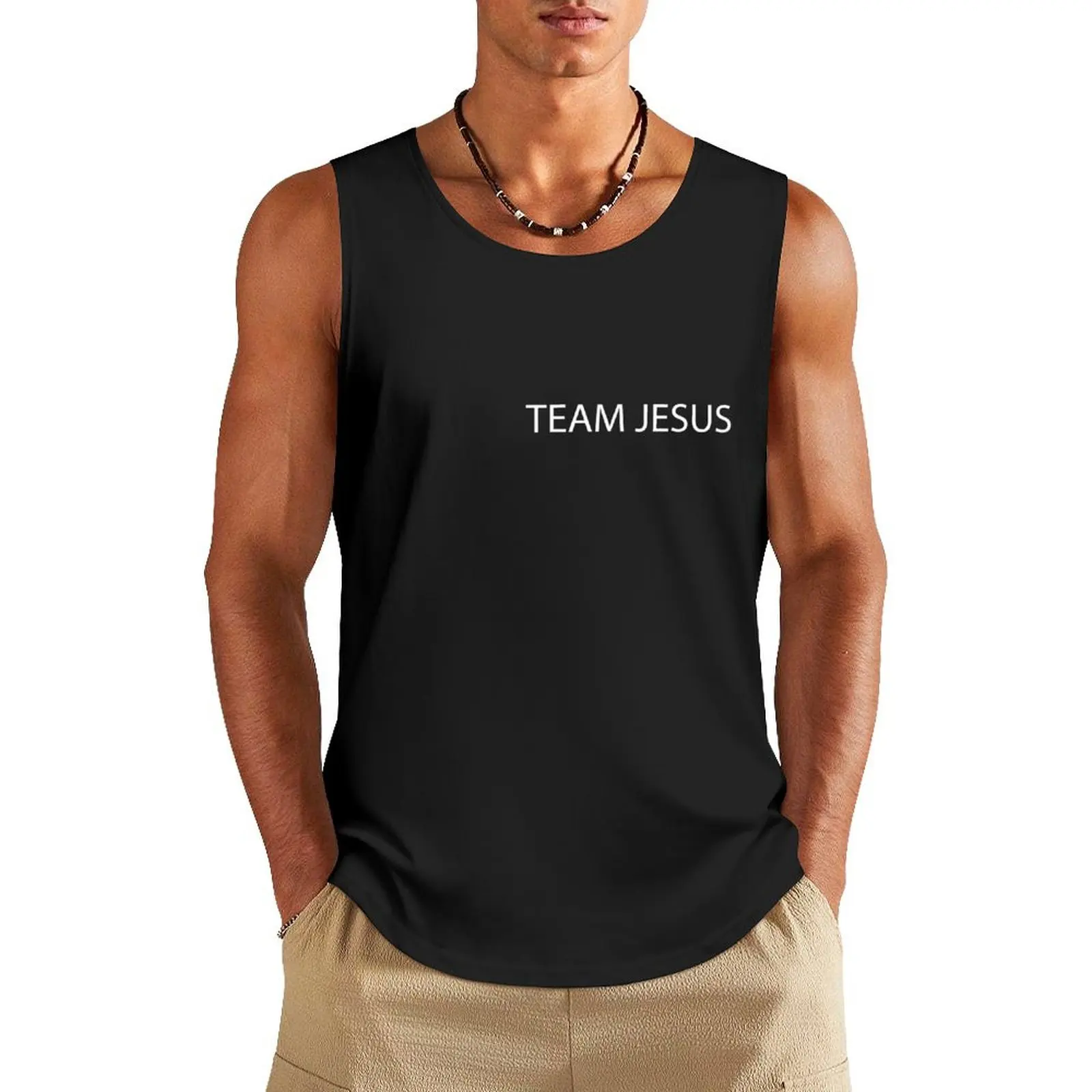 

Team Jesus Tank Top summer Top summer