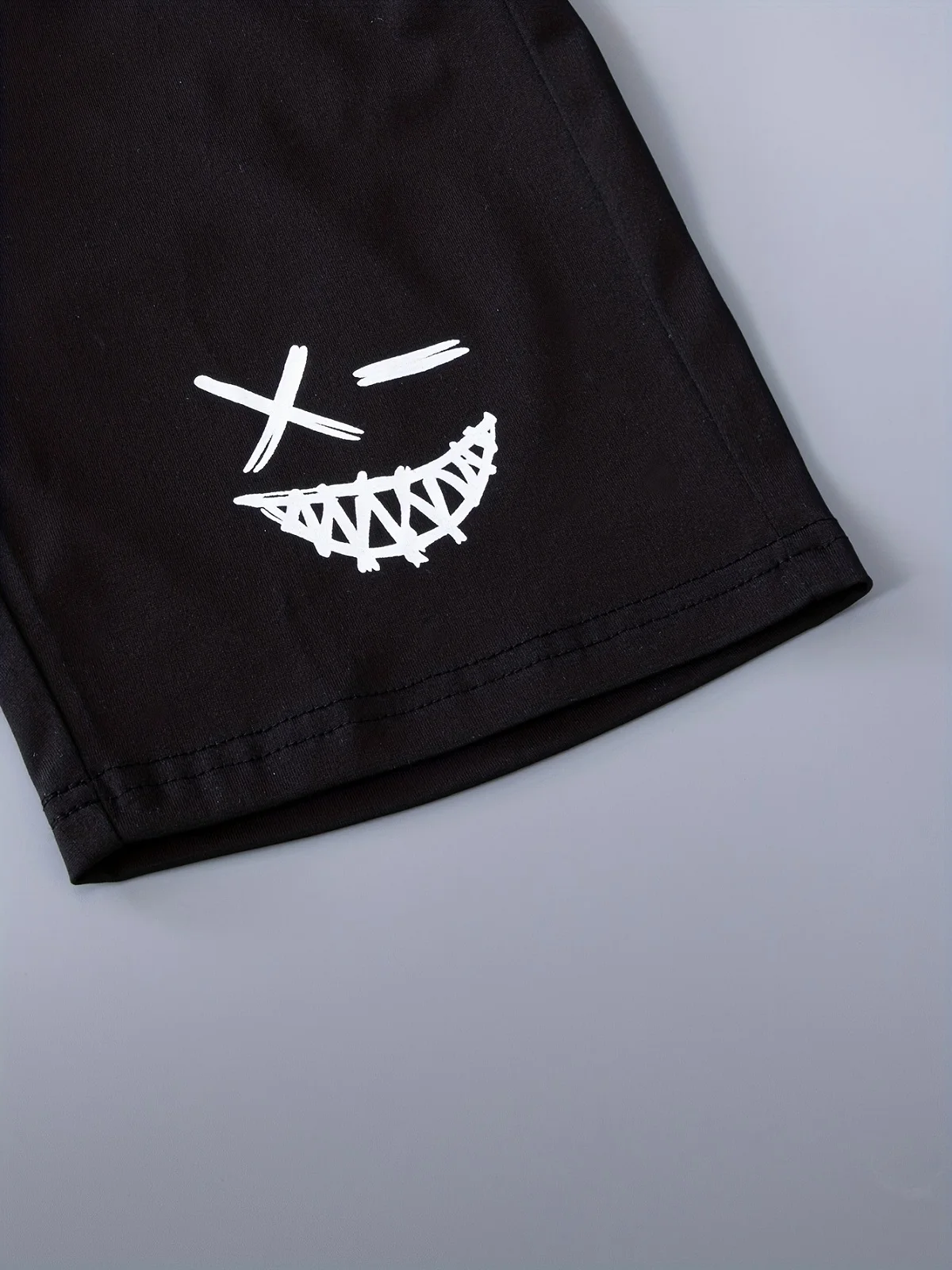 Ubrania dla dzieci chłopcy i dziewczęta letni rysunek Top i szorty 2-częściowy zestaw dres nastoletni chłopiec dres dziecięcy na co dzień