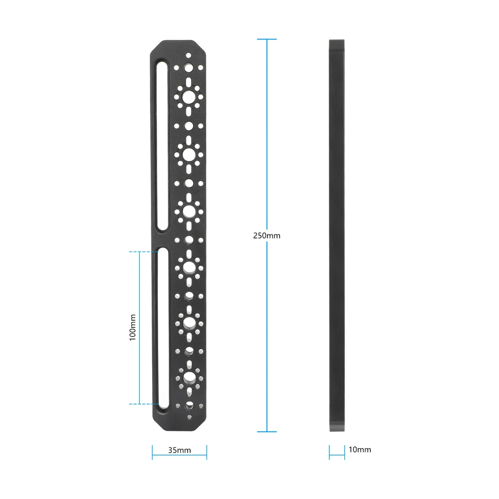 CAMVATE 3/8 Schraubverbindungs-Käseplatte für ARRI RED SONY Kamera Fahrzeugmontierte Aufnahme-Verlängerungshalterung – Detail 3
