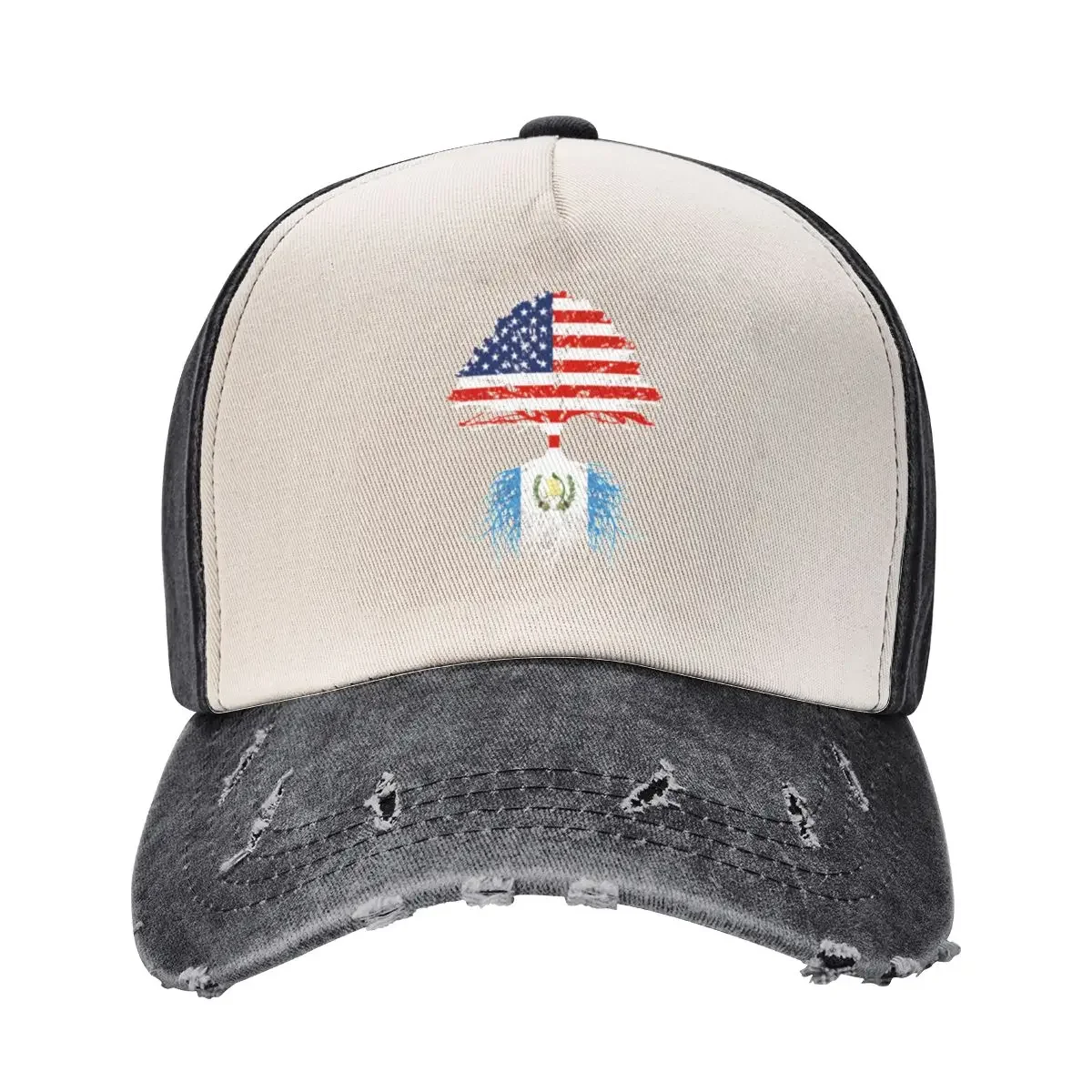 Guatemala Immigrant Roots Guatemala USA Flag Guatemalan American US Naturalization Christmas Birthday Ceremony Gift Baseball Cap