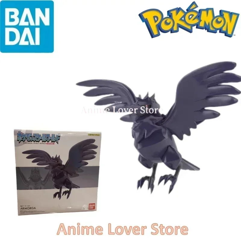 Bandai Original Shokugan POKEMON Scale World Galar Region Corviknight Anime Figure Toys for Kids Gift Collectible Model Ornament