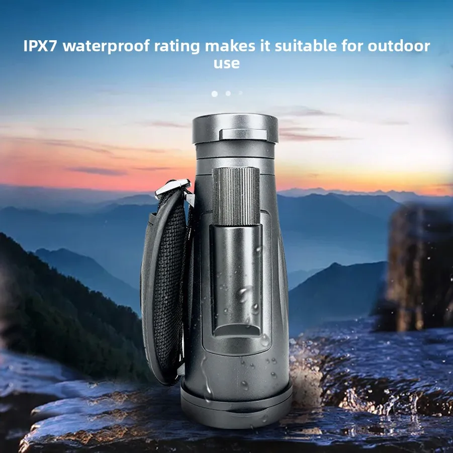 New hot-selling 12X50 nitrogen-filled waterproof monocular, high magnification HD mobile phone photography, portable 4