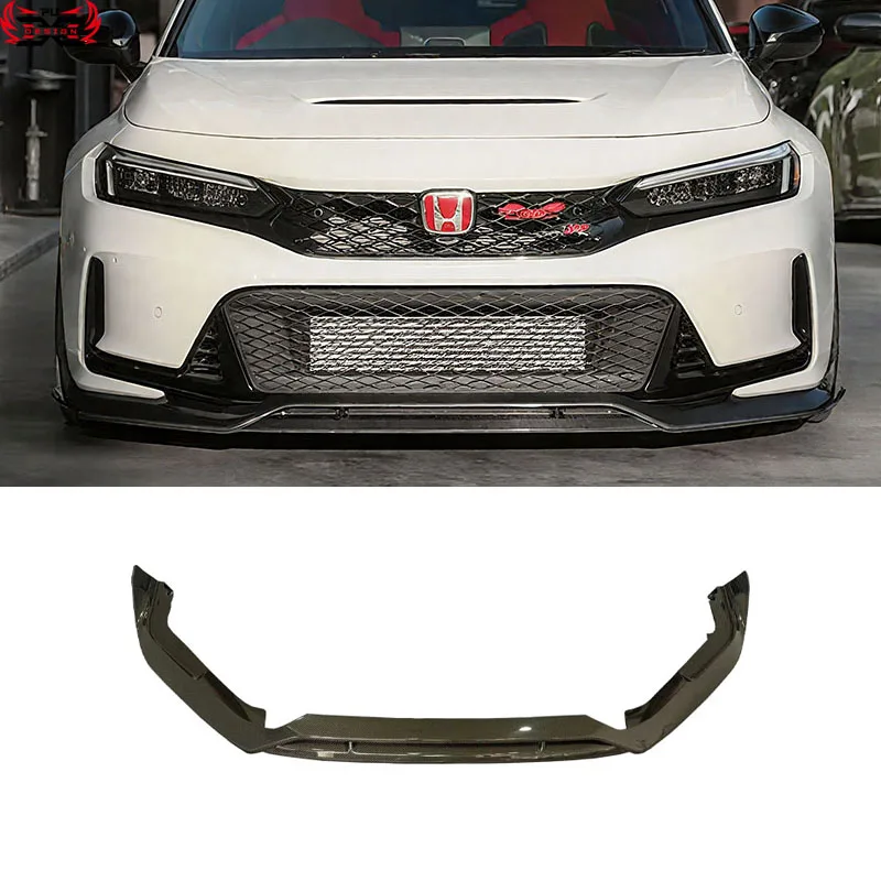 

Carbon Fiber Car Front Bumper Lip for FL5 Type R Body Kit Front Lip Spoiler Diffuser Chin Guard Protector