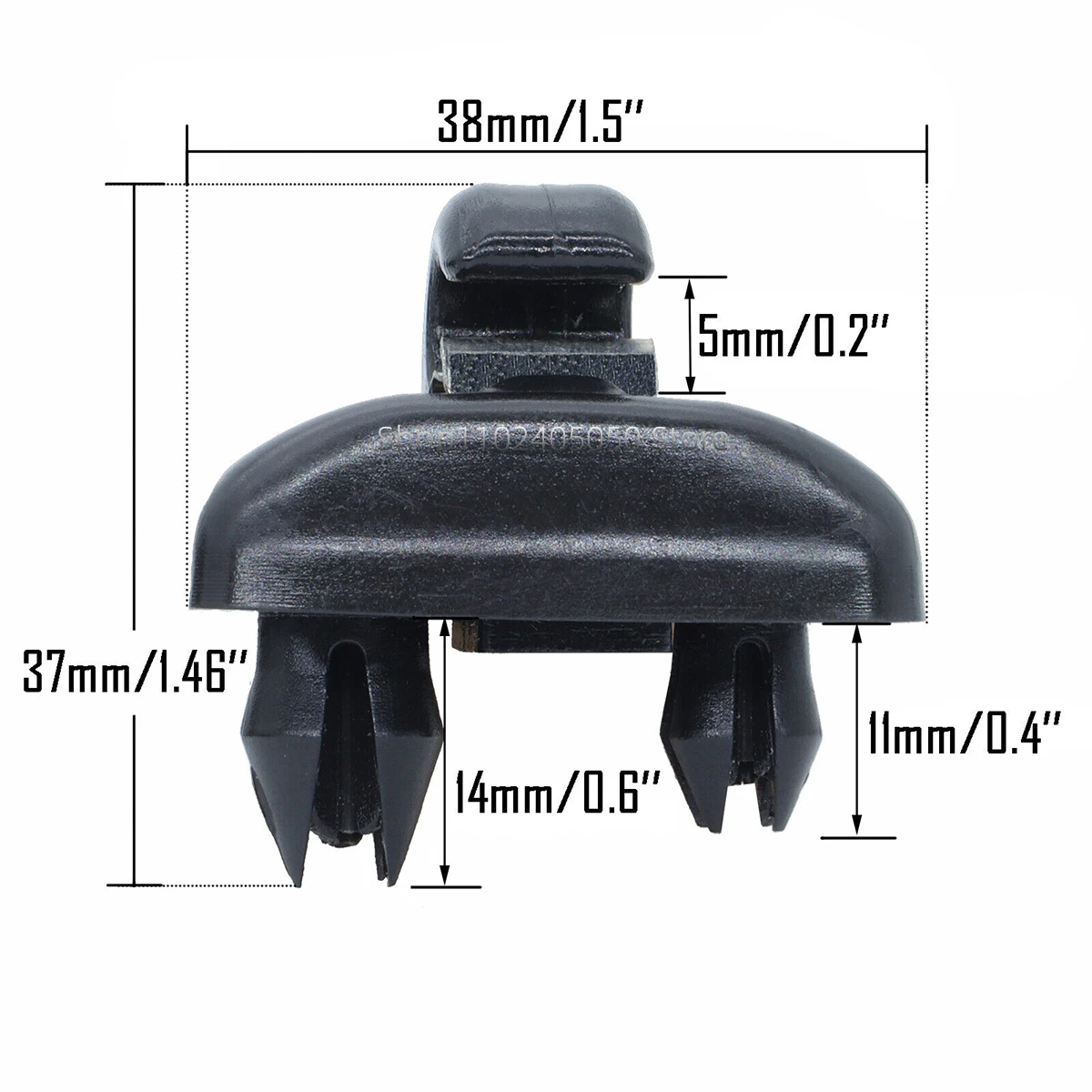 2Pcs Car Sun Visor Retainer Fastener Clip Interior Replace Part for Audi A1 A3 A4 A5 Q3 Q5 Auto Clamp Holder Bracket Hook Hanger