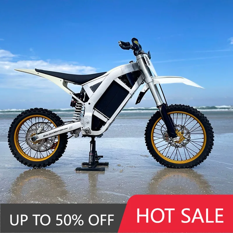 QQE Electric Motorcycle, Adult Electric Motorcycle 72V Direct Drive Axial Flow Semi-Solid Replaceable Battery Off-Road Endurance