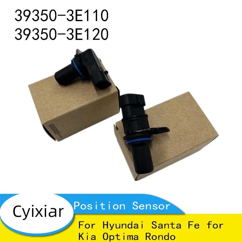 2Pcs Camshaft Position Sensor For Hyundai Santa Fe for Kia Optima Rondo 393503E110 393503E120