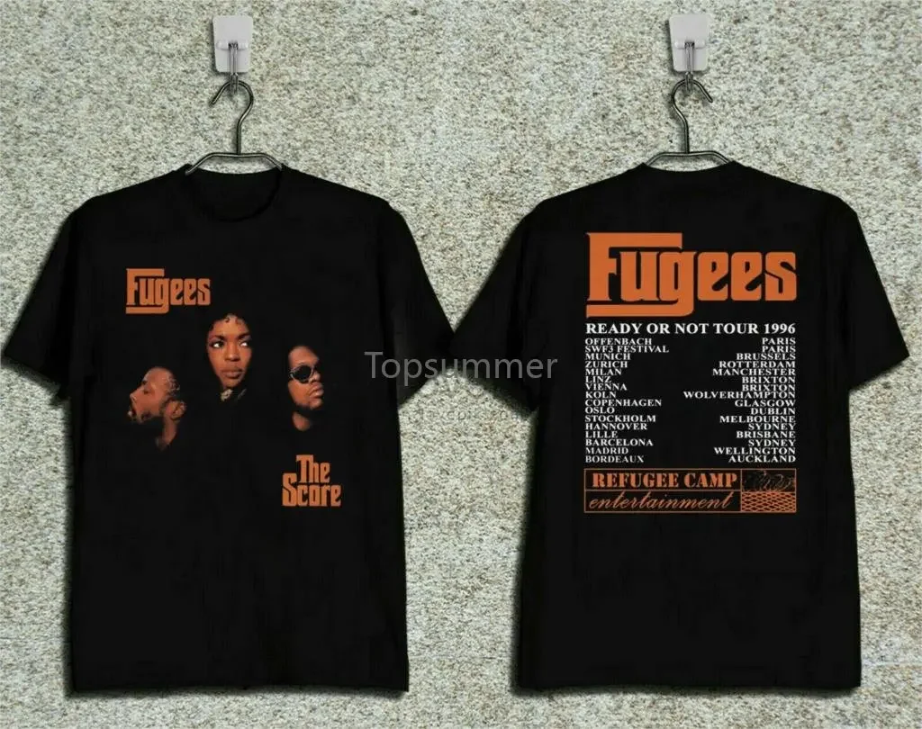 

New 1996 Fugees The Score Ready Or Not Concert Tour Tshirt T Shirt