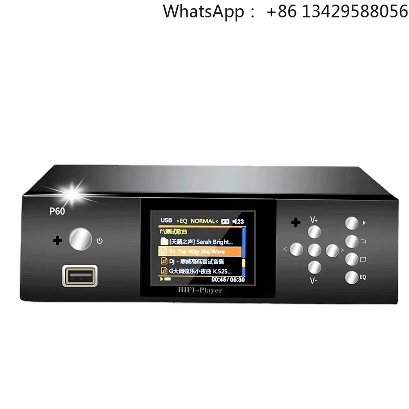 

2.4 Inch Dual ES9028Q2M*2 DAC Hard Disk SD Card U Disk 5.0 DTS Digital Turntable Lossless HIFI Player 24Bit 192K