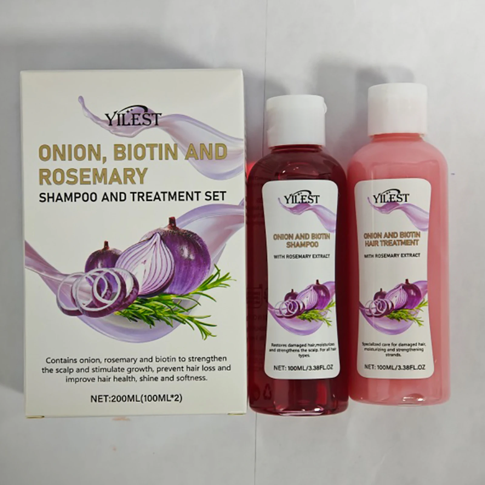 

200ML Hair Shampoo Fast Hair Growth Rosemary Onion Hair Regrowth Shampoo Nourishing Anti Hair Loss Effective Hair Growth Product