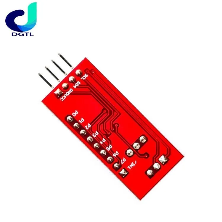 Interface Suporte Cascading Módulo Estendido, PCF8574T I O para I2C Porto, Arduino