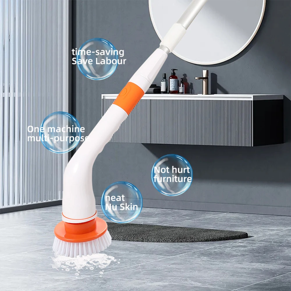 

Wireless Electric Cleaning Brush Bathroom Window Kitchen Automotive Multifunctional Household Rotating Cleaning Machine