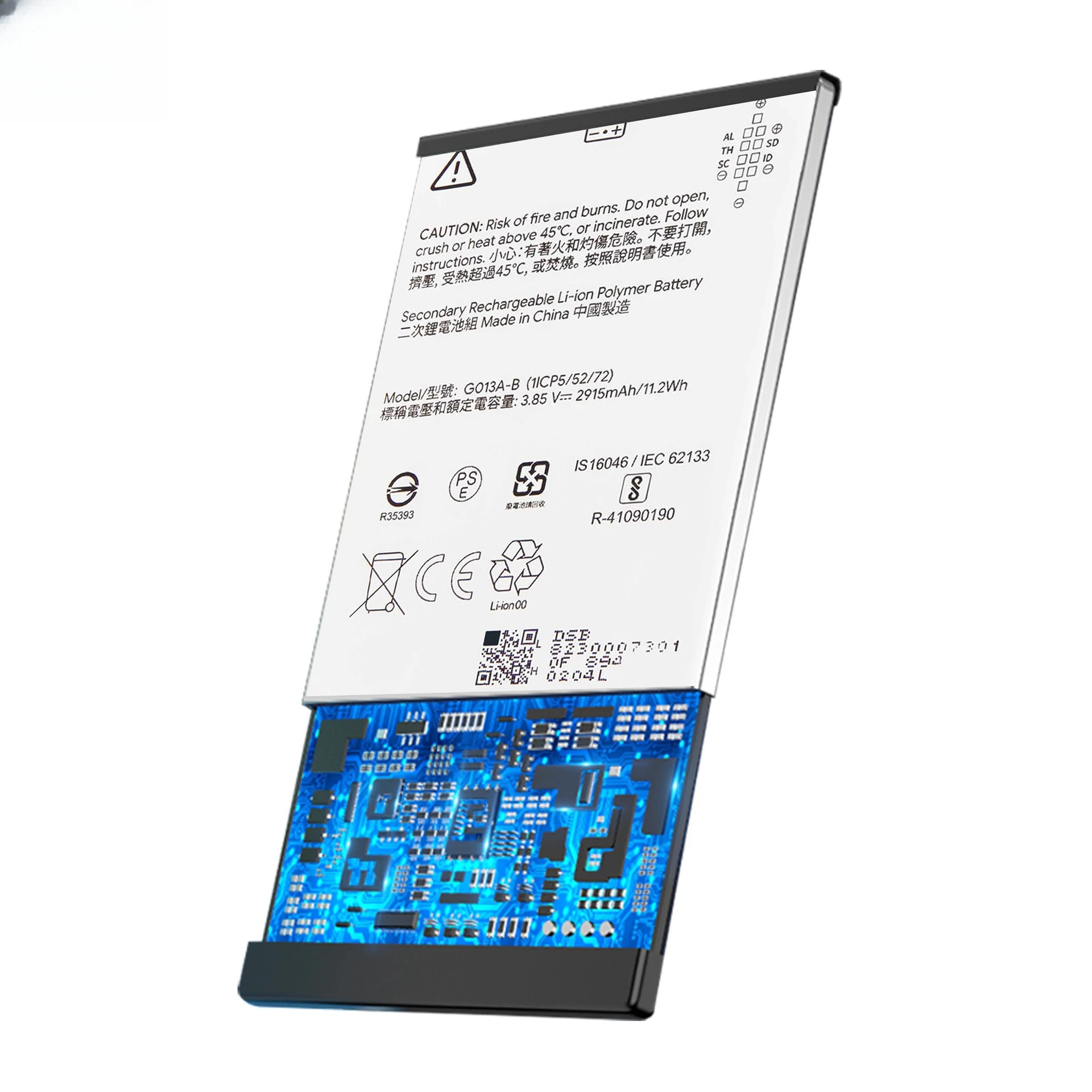 G013A-B 2915mAh 3.8V Baterai Pengganti untuk Google Pixel 3 Pixel3 Ponsel Baterai Lithium + Alat