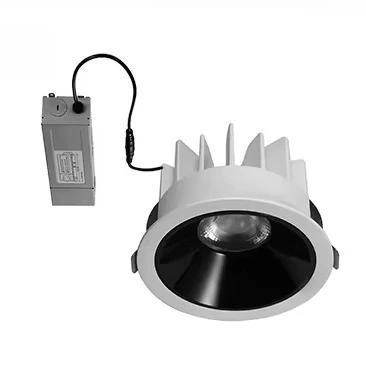 

IP65 Series 12W LED Downlight Modern 75mm White Die-cast 4000K COB Spot Lights for Kitchen Bathroom Wet Areas
