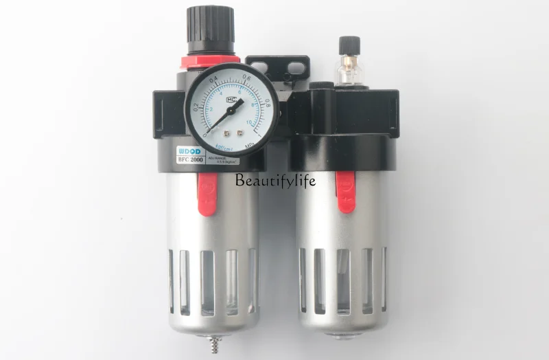 Air Compressor Filter Oil-Water Separation Adjustable BFC Duplex Piece Pneumatic Pressure Regulating Valve