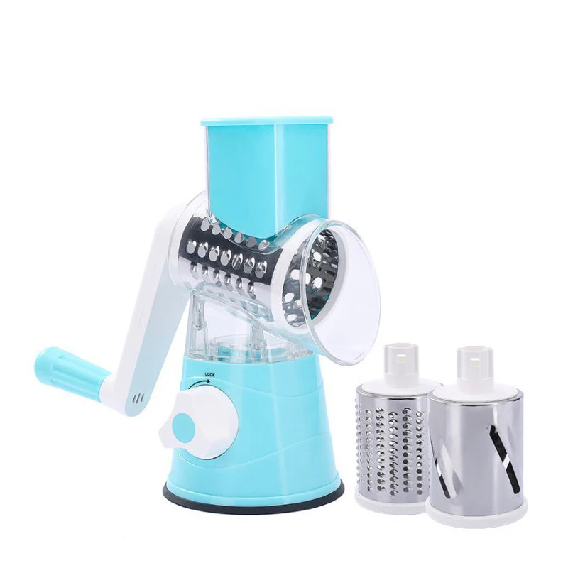 5-in-1 Kitchen Vegetable Fruit Shredder High Efficiency Multi-functional Manual Rotary Cutting Potato Cheese  Shredders Kitchen