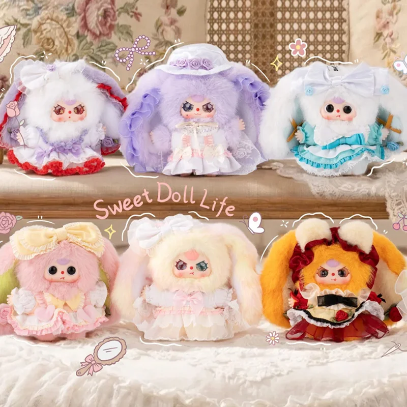Baby Three Year Old Flower Messenger Series Blind Box Cute Cartoon Plush Pendant Keychain Decoration Collection Birthday Gift