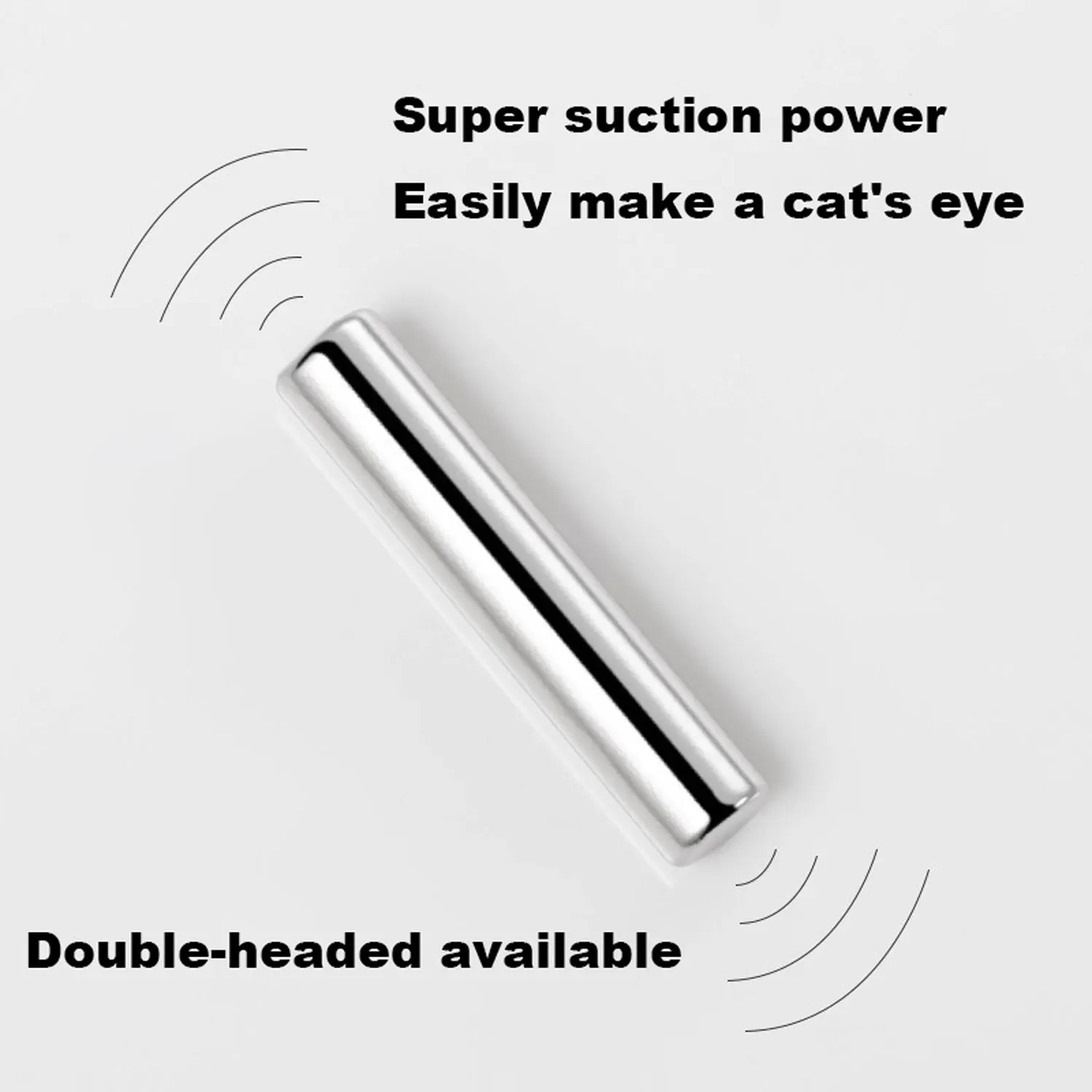 Cat Eye Nail Magnetic Stick Cylindrical Magnet for UV Gel Polish Snowlight Glitter Effect Tools Manicure Design Tool 1 PCS