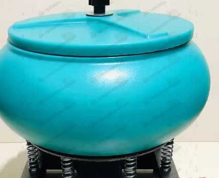 

Premium 17-Inch Super Large Vibratory Tumbler: Wet/Dry Polisher for Metal Jewelry and Pearl Finishing