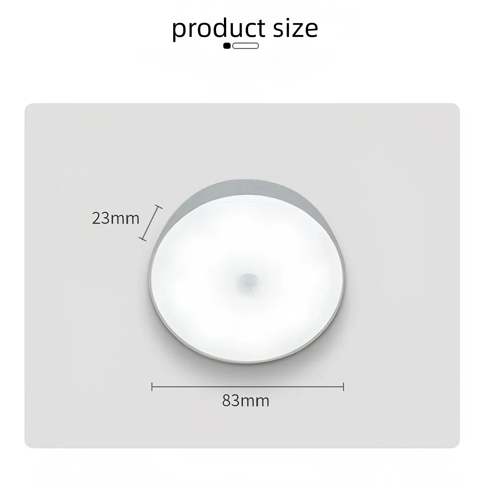 Luz Led con Sensor de movimiento, lámpara decorativa para habitación, luz nocturna USB para dormitorio, cocina, escalera, pasillo, armario, iluminación