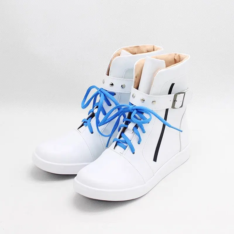 PJSK-Game Cosplay Boots para Mulheres, Shirishi An Shoes, Vivid Dancing Boots, SQUAD Costumes, PU, Halloween, Carnaval, Festa, Natal, Personalizar