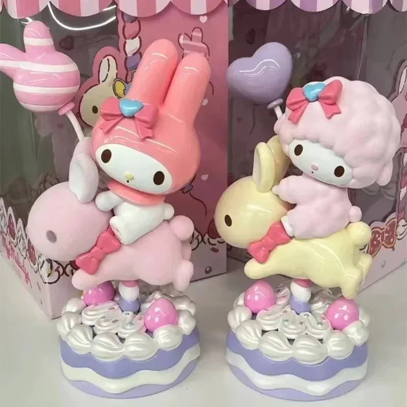 Miniso Sweet Party Series My Melody Sanrio Anime Figures,My Sweet Piano Mini Figurine,Desktop Dispaly Model Toys,Kids Gfits