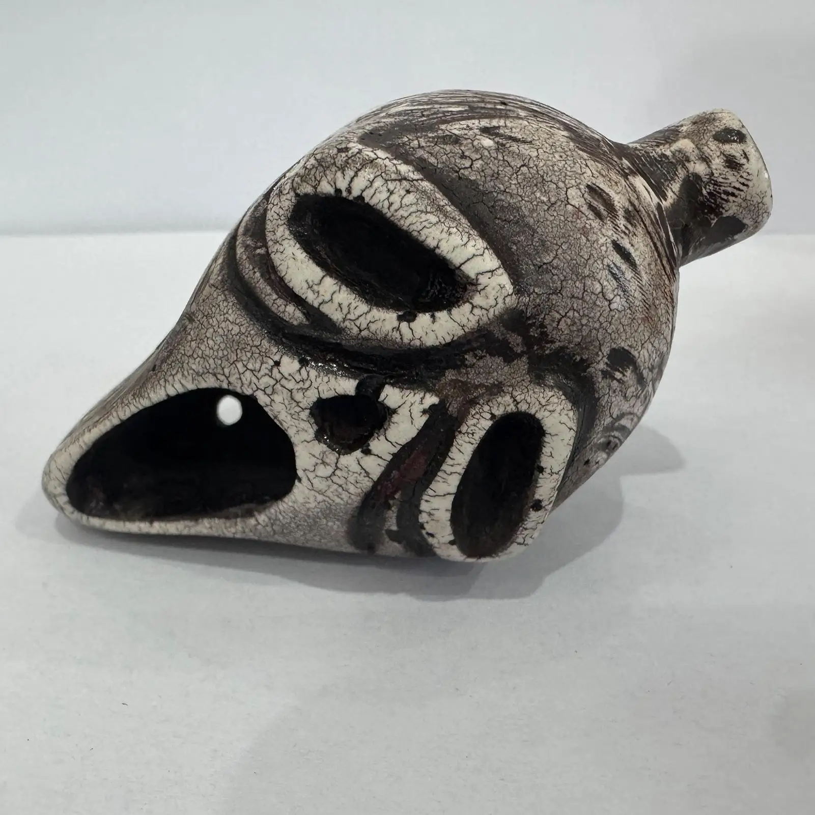Death Whistle Screaming Skull Retro Aztec Halloween Loudest Human Sounding Collectible Art Decor for Party Gift Collectors
