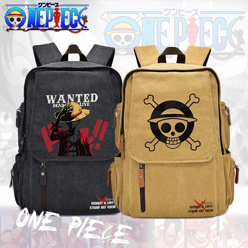 

New Anima Peripherals Dragon Ball Premium Rucksack Naruto Luffy Joint School Bag One Piece Trendy Large Capacity Backpack Gifts