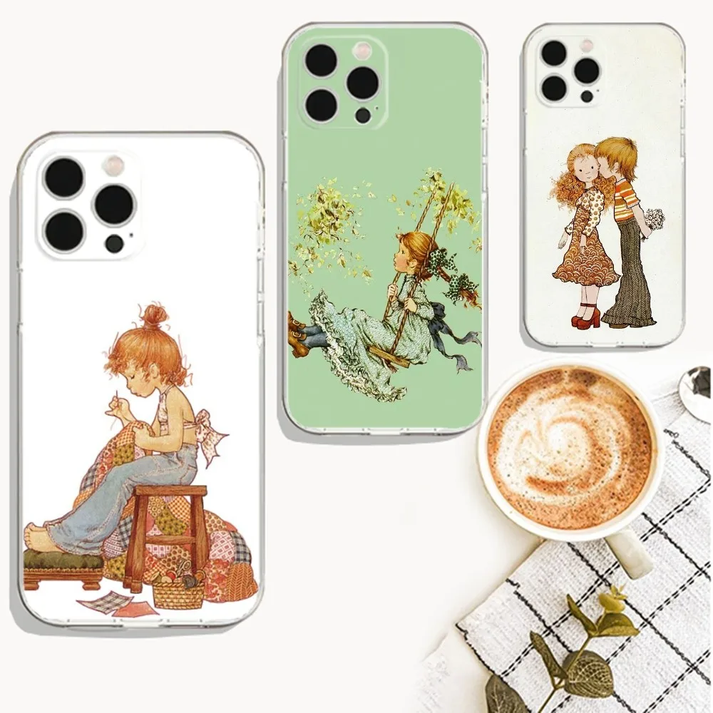 Art S-Sarah Kay Phone Case For iPhone Apple 15,14,13,12,Mini,11,Pro,Max,Plus,X,XR,XS,8,SE,2020,Plus Transparent Cover