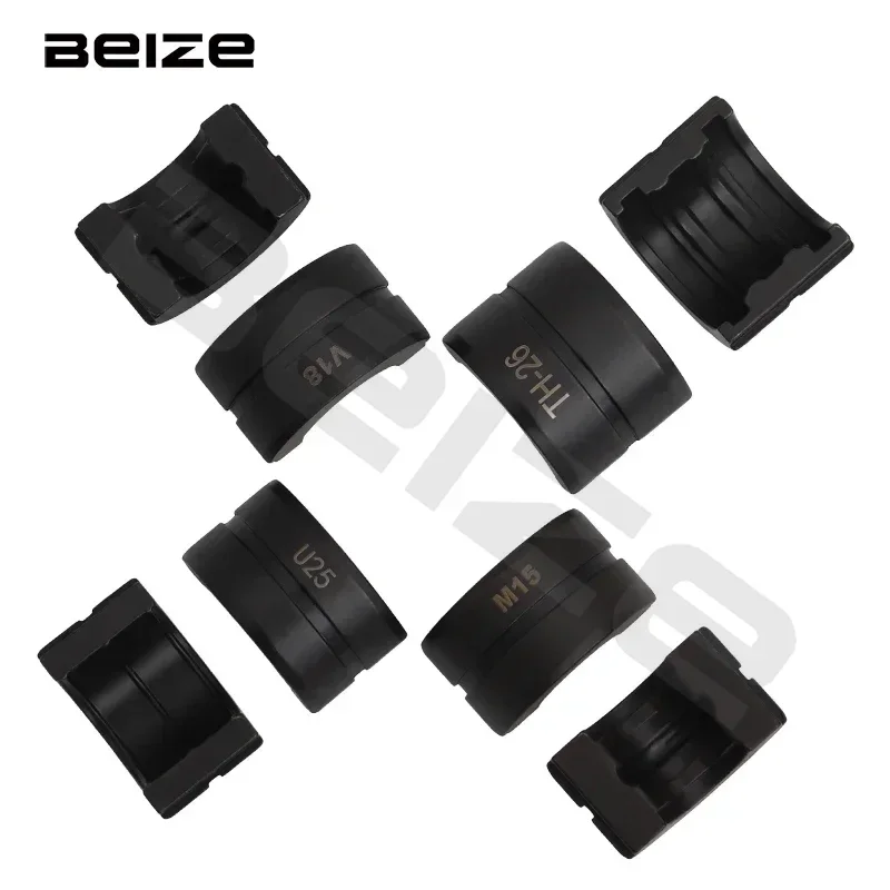 أنواع قوالب تجعيد الأنابيب الهيدروليكية، قوالب أنابيب TH U لتركيبات Pex وقوالب أنابيب V M VAU لتركيبات الفولاذ المقاوم للصدأ والنحاس