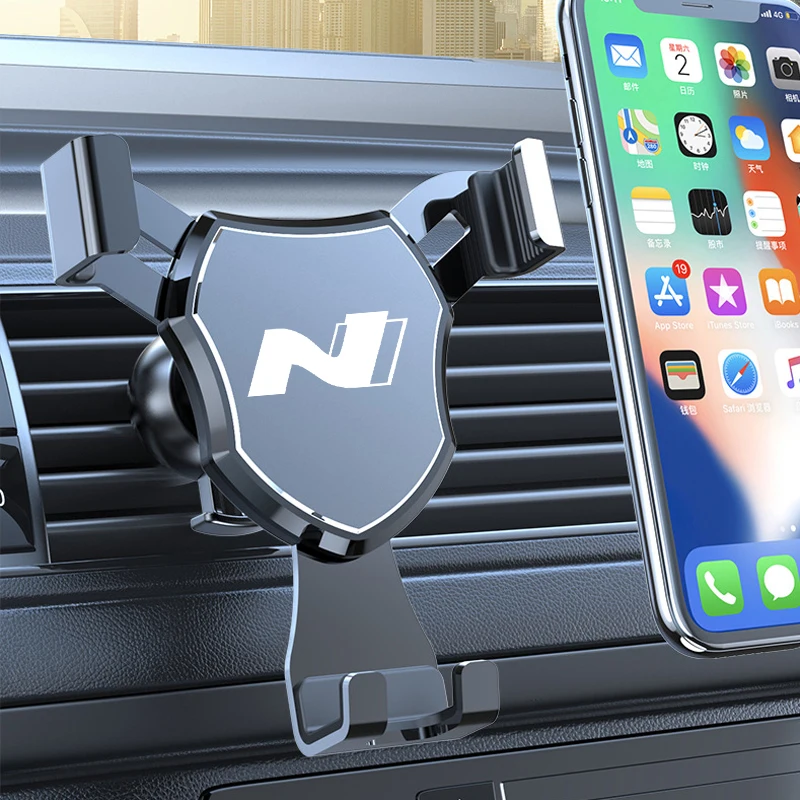 Car Phone Holder for Car Air Vent Dashboard Mobile  Navigation Bracket For Hyundai N Line I20 I30 I40 IX20 IX35 Tucson Solaris