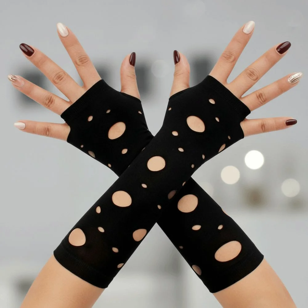 Guantes sin dedos elásticos ne - Fingerless Glove Knit reseña y precio
