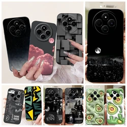 Back Cover For Xiaomi Redmi 14C / 14R / Poco C75 Phone Coques Marble Avocado Moon Night Gothic Back Cover Redmi14C Soft Silicone