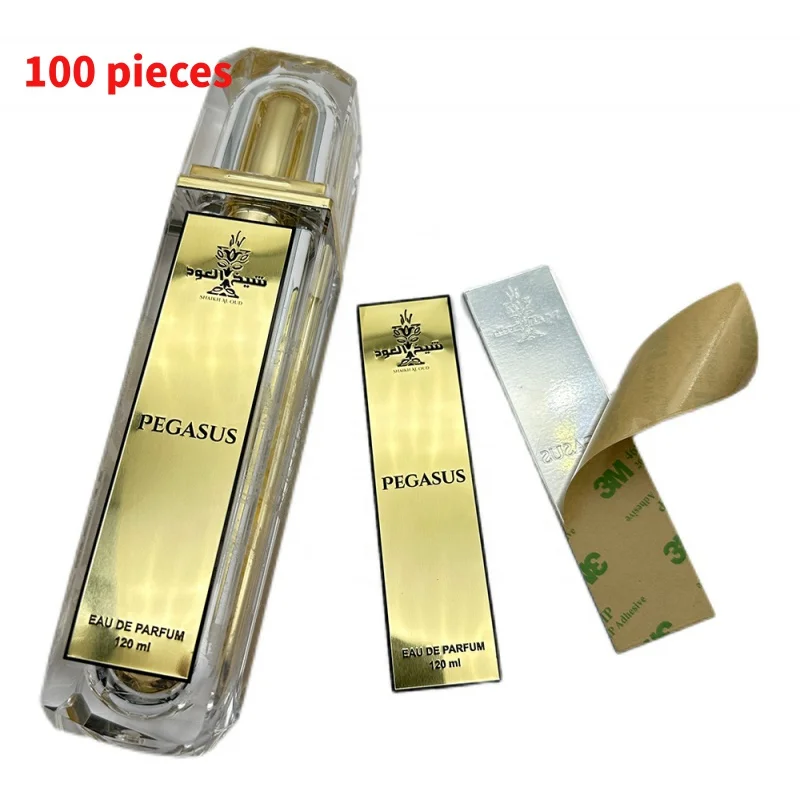 

10 0.Zhang. custom. private labels luxury perfume Lotion Skin Care custom sticker logo aluminum sticker metal labels B