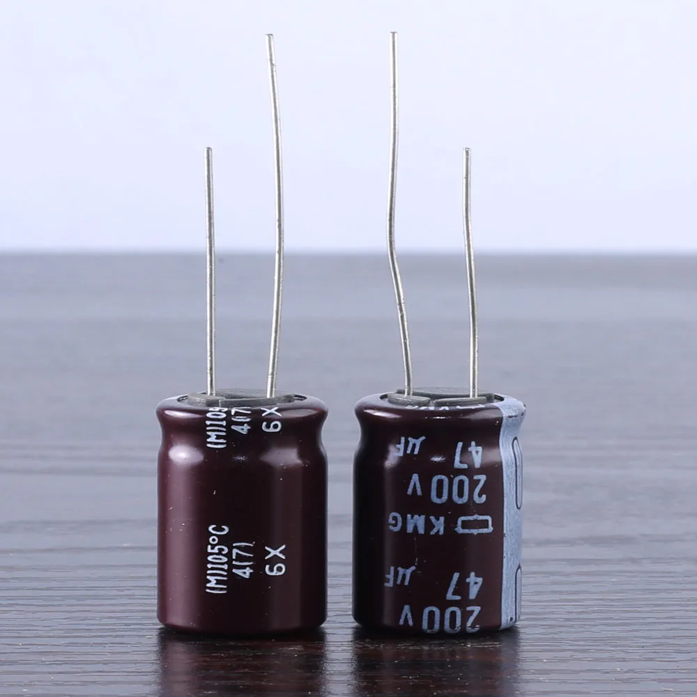 NCC Nippon Chemi-Con KMG 47mfd 200v 47uf electrolytic Capacitor 105 degrees