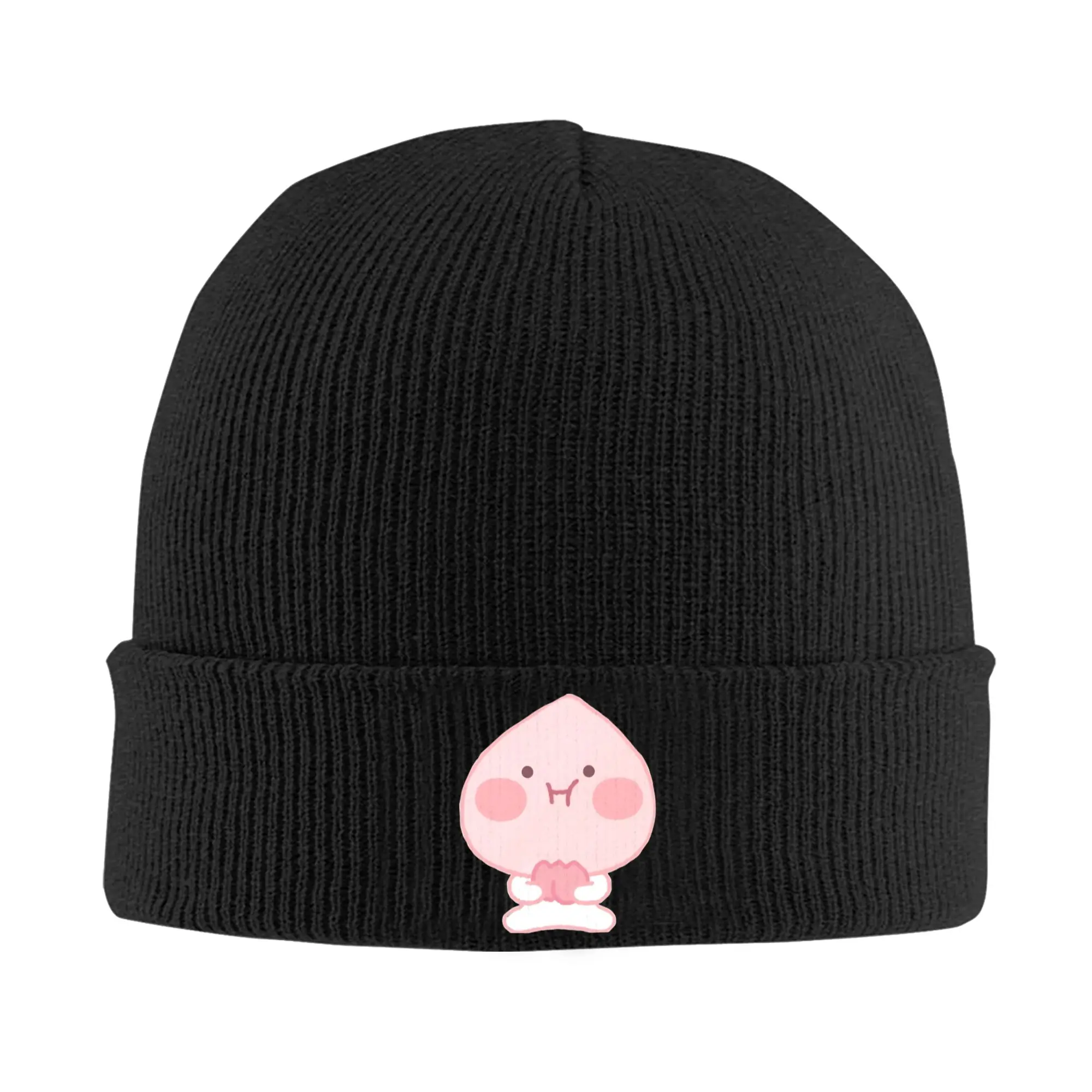 Apeach kakao friends Knitting Hat  Fashion Caps Female Male Gym Beanie Hats Autumn Graphic Warm Soft Bonnet Hats